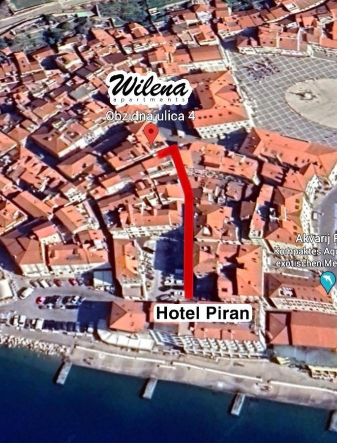 Wilena Apartments Piran Exterior foto
