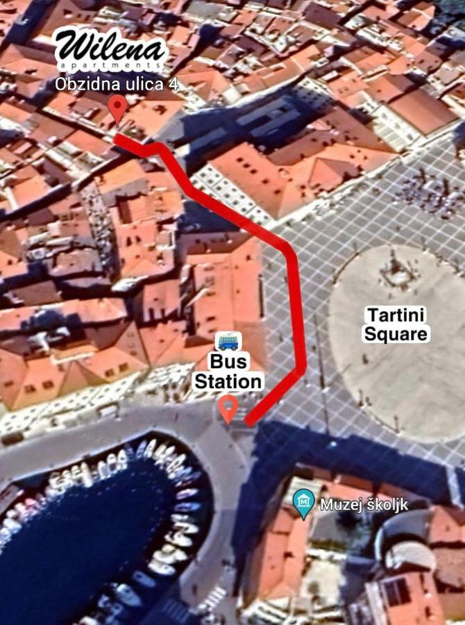 Wilena Apartments Piran Exterior foto